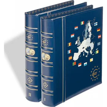 Obal pro sběratelský předmět LEUCHTTURM Zásobník na mince VISTA s kazetou, svazek 1 a 2