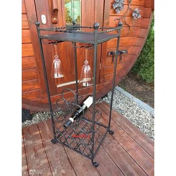 Chlazení Kovaný stojan na víno Stolička 7