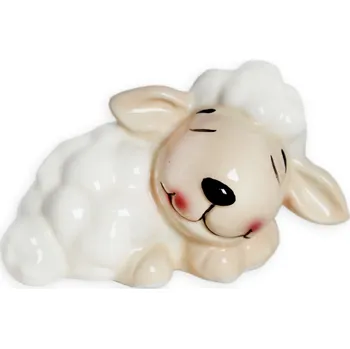 Velikonoční dekorace Beránek keramika 8,7cm (537826)