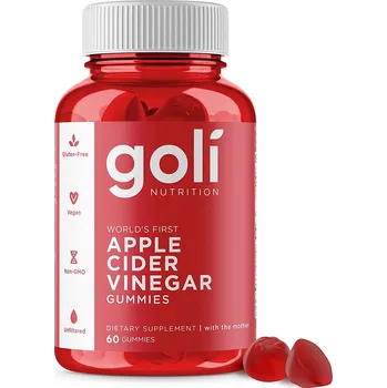 Goli Nutrition Apple Cider Vinegar Gummies 100 mg 60 ks