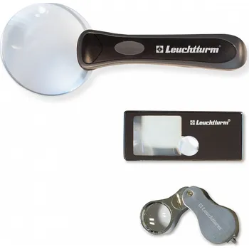 Lupa LEUCHTTURM Sada lup, 2,5x, 3x, 10x zvětšení