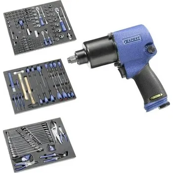 Sada nářadí Tona Expert E220385 sada nářadí 207dílná v pěnových modulech + 1/2" rázový utahovák E230110