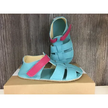 Chlapecké sandály Baby Bare Shoes Flower - páskové sandále, Baby Bare Shoes Velikost: 23