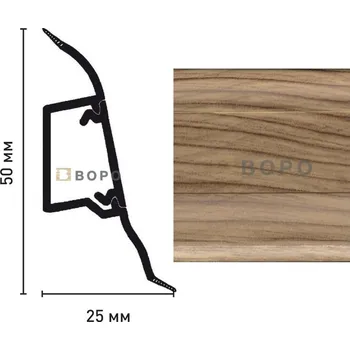 Podlahová lišta Soklová lišta Döllken SLK50 W177 kanadský smrk (2,5 bm)