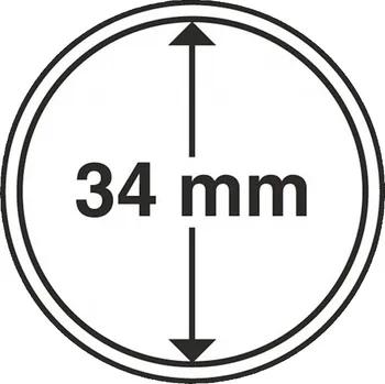 Obal pro sběratelský předmět LEUCHTTURM Bublinky na mince, 10 ks Ø: 34 mm