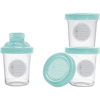 dBb Sada 3 misek na mateřské mléko s víčky 180 ml