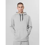 4F H4L22-BLM352 COLD LIGHT GREY MELANGE Pánská mikina US XXL H4L22-BLM352 LIGHT GREY MEL