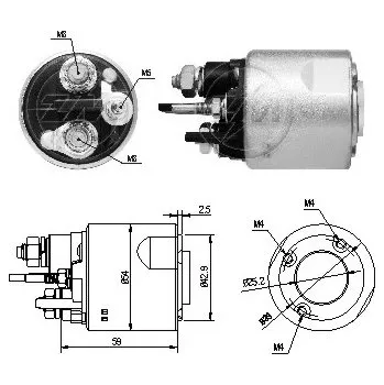 Startér Spínač startéru ZM - Valeo TS12E9