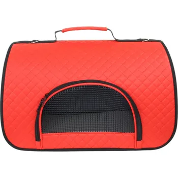 Taška pro psa a kočku Vsepropejska Home prošívaná taška pro psa Barva: Červená