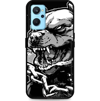 Pouzdro na mobilní telefon Kryt Realme 9i silikon Agressive Pitbull (obal neboli pouzdro na Realme 9i)