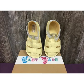 Chlapecké sandály Baby Bare Shoes Canary - páskové sandále, Baby Bare Shoes Velikost: 23