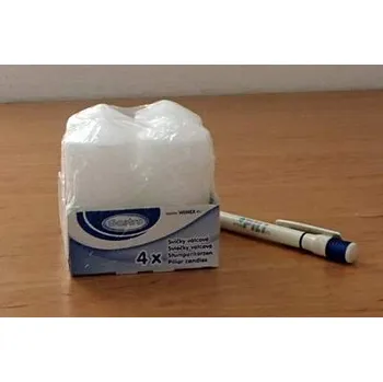 Svíčka Svíčka adventní bílá cena=4ks 4x8cm