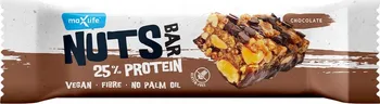 Max Sport Max Life Nuts Protein Bar 40 g čokoláda