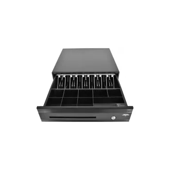 Pokladní zásuvka Pokladní zásuvka C425D-Luxe - kulič. pojezdy, kabel, 9-24V, černá