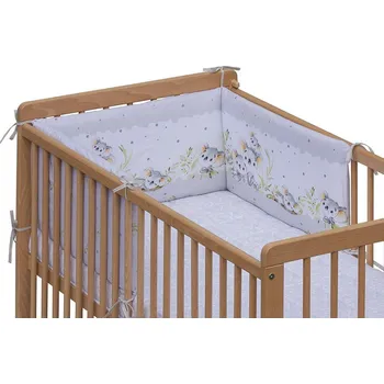 mantinel do postýlky Scarlett Mantinel do postýlky 4dílný - Medvídek Koala - šedá