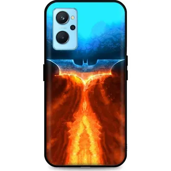 Pouzdro na mobilní telefon Kryt Realme 9i silikon Fiery Batman (obal neboli pouzdro na Realme 9i)