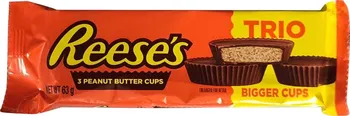 Čokoládová tyčinka Reese's 3 Peanut Butter Cups Trio Bigger Cups 63 g