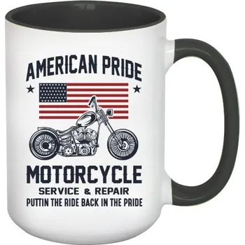 Hrnek velký barevný s potiskem American pride