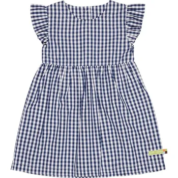 Dívčí šaty Dívčí kárované šaty bez rukávů Tmavě modrá loud + proud Velikost: 74/80