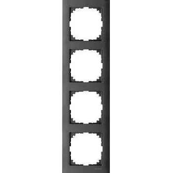 vypínač Merten Rámeček čtyřnásobný M-Pure, Antracit SCHNEIDER MTN4040-3614