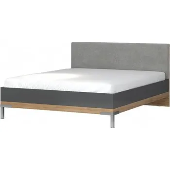 Postel Postel 160x200 Orfea - šedá/ořech pacific