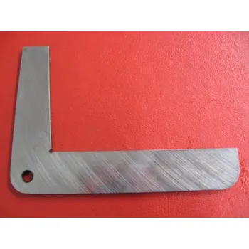 Šablona na měření úhlů soustruž. nožů s břity s SK vel.5 CSN 253826