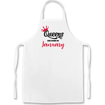 Kuchyňská zástěra Fenomeno Zástěra - Queens are born Volba měsíce(anglicky): June