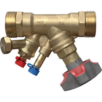 Ventil TA STAD 3/4" vyvažovací ventil DN20, PN25, uzavírací, s vypouštěním G3/4", voda, mosaz 52851620