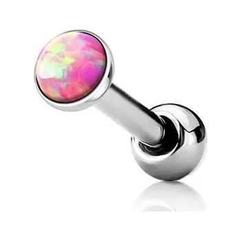 Piercing Cartilage piercing do ucha, opál růžový (3 mm)
