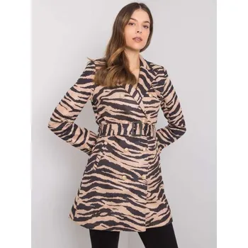 Dámský kabát Dámský kabát Missouri béžovo-černý