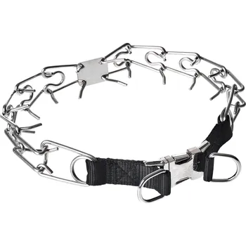 Obojek pro psa BAFPET Ostnáč s kovovou přezkou 60 cm/3 mm nerez