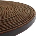 RAK-Brno Stopovačka plochá kožená - hnědá Délka: 10 m, Ucho: Ano, Šířka: 13 mm