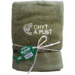 Sleep-well Osuška CHYŤ A PUSŤ pro rybáře z mikrobavlny Sleep-well ® - 70x140cm