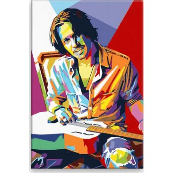 Dětské zboží Malování podle čísel - Johnny Depp - 40x60 cm, bez dřevěného rámu - CZ výroba