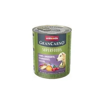 Animonda GRANCARNO Superfoods jehněčí,amarant,brusinky,los.olej Váha: 800g