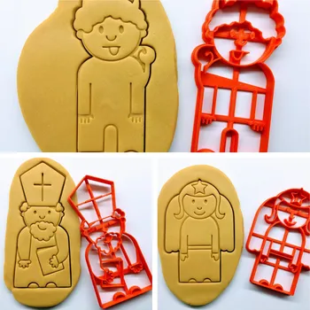 Vánoční dekorace Mikulášské postavičky #2 (Mikuláš, čert, anděl) vykrajovátko