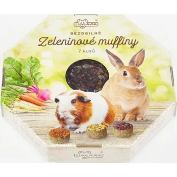 Podestýlka pro hlodavce LIMARA zeleninové muffiny, 350g