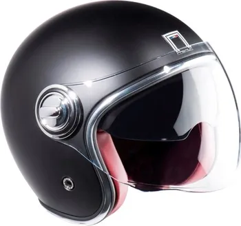 Helma na motorku NOX Premium Heritage černá matná L