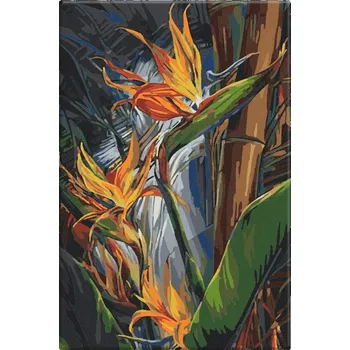 Dětské zboží Malování podle čísel - Džungle - 40x60 cm, bez dřevěného rámu - CZ výroba