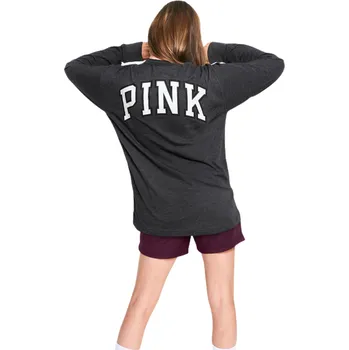 Dámské tričko Victoria's Secret dámské tričko s dlouhým rukávem Campus Henley XS