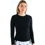Černé dámské triko s dlouhým rukávem – nanosilver® Velikost: L