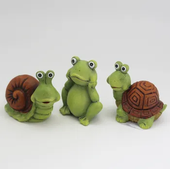 Zahradní dekorace Žába/Želva/Šnek keramika mix (GR65-6261288)