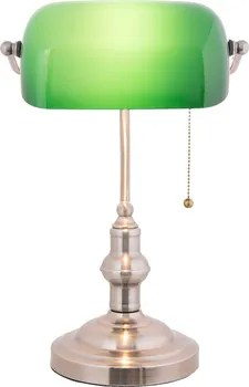 Lampička Clayre & Eef Stolní bankovní lampa 1xE27 60W GreenBank