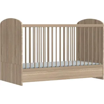 Dětské zboží Faktum Variabilní postýlka Mia Sonoma 70x140 cm Lišta proti okusu: bez lišty, Stahovací bočnice: bez stahovací bočnice