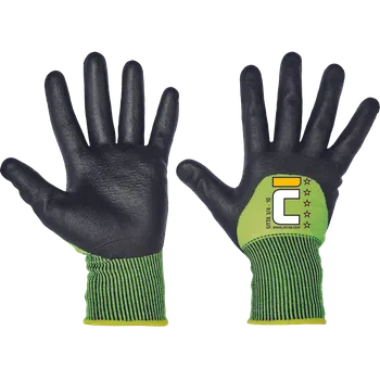 Pracovní rukavice FH SITTA 3/4 rukavice pes/nitril cut D - 10