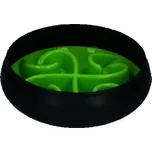 Zpomalovací miska Eat Slow Tumble zelená 20cm