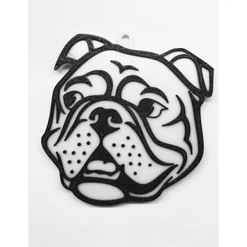 Vánoční dekorace Vánoční ozdoba Anglický buldok #3