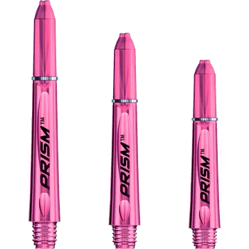 Příslušenství pro šipky Winmau Násadky Prism Pink Velikost: Extra Short 27mm
