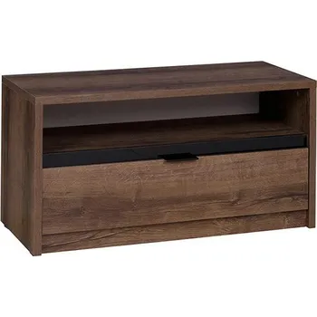 Televizní stolek DENVER mc | TV stolek RTV1SZ | 90 cm | dub monastery / černá lesk