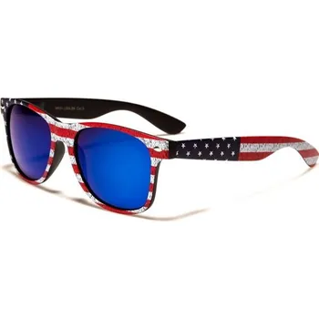 Retro Unisex Sluneční brýle wayfarer USA Modré Olympic eyewear 97k-cube